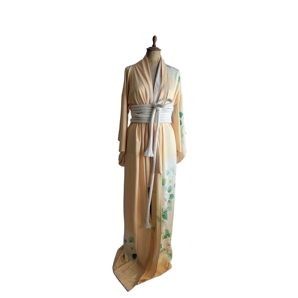 Vintage Women's Floral Print Kimono